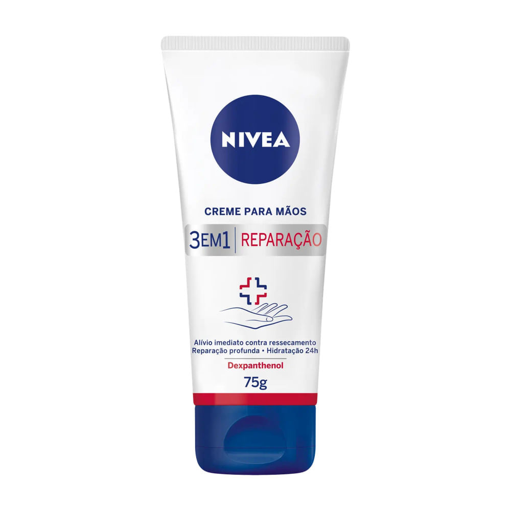 Creme Para Mãos Nivea 3 Em 1 Reparação 75g em Oferta na Shopee