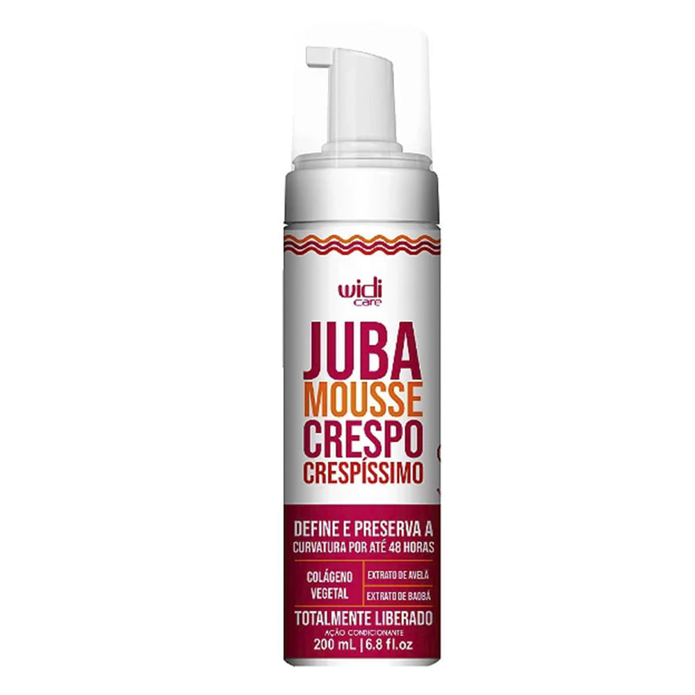 Mousse Capilar Widi Care Juba Crespo Crespíssimo 200ml em Oferta na Shopee
