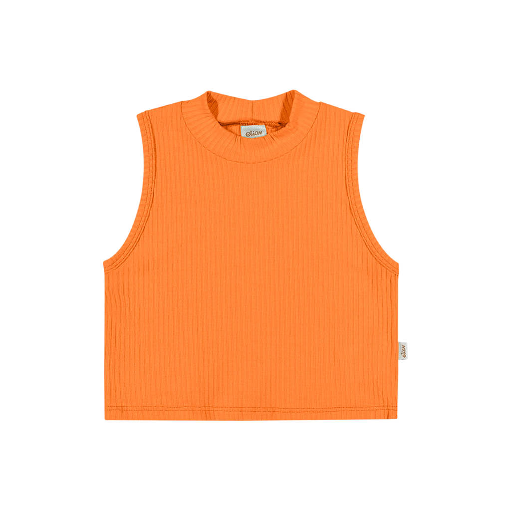 Regata Infantil Menina Básica Elian Laranja