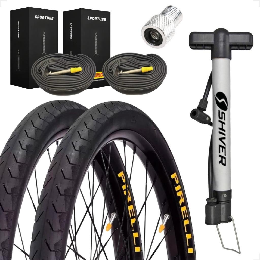 Par Pneu Bicicleta Pirelli Phantom Street aro 29 700x38 Par Camara Pirelli bico fino + Brindes 