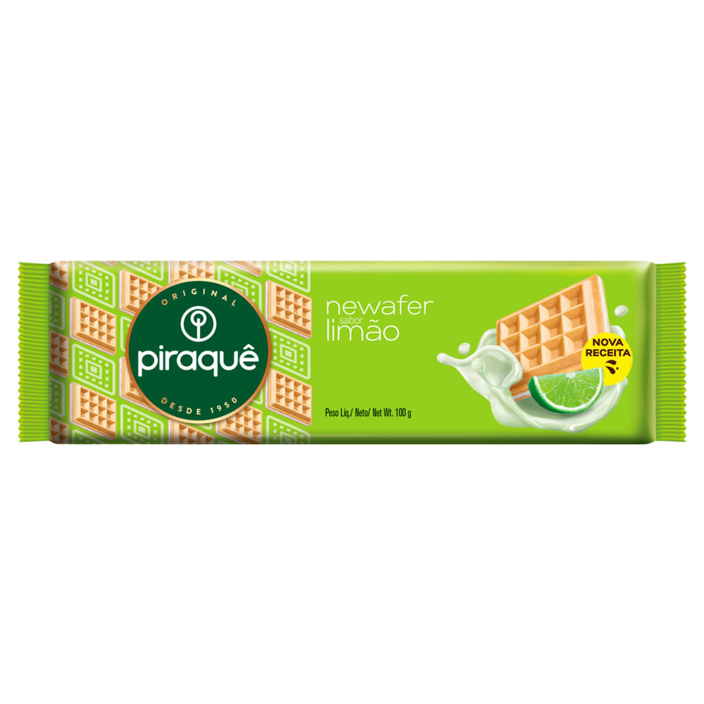 Biscoito Piraquê Newafer Sabor Limão 100g em Oferta na Shopee