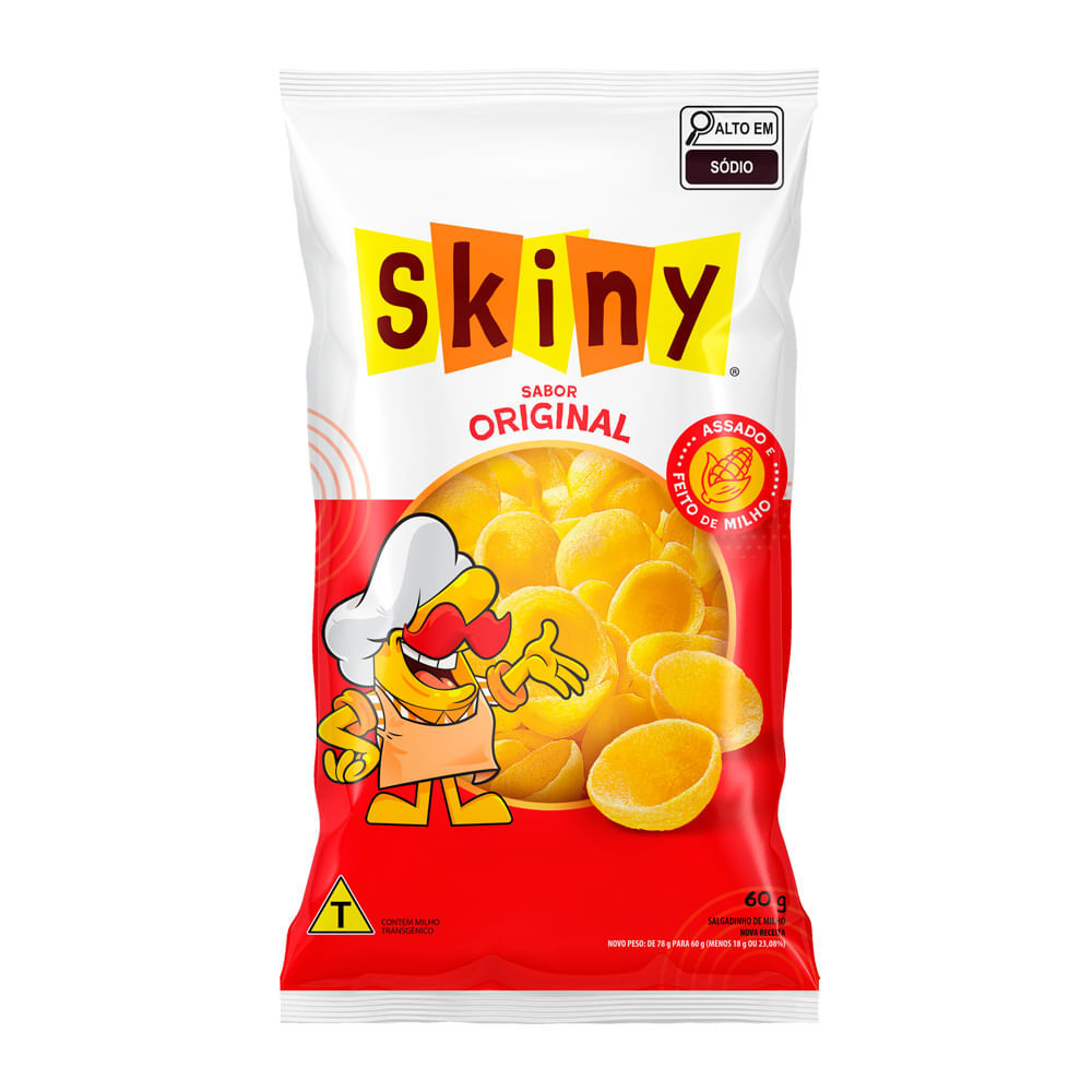 Salgadinho Skiny Sabor Original 60g em Oferta na Shopee