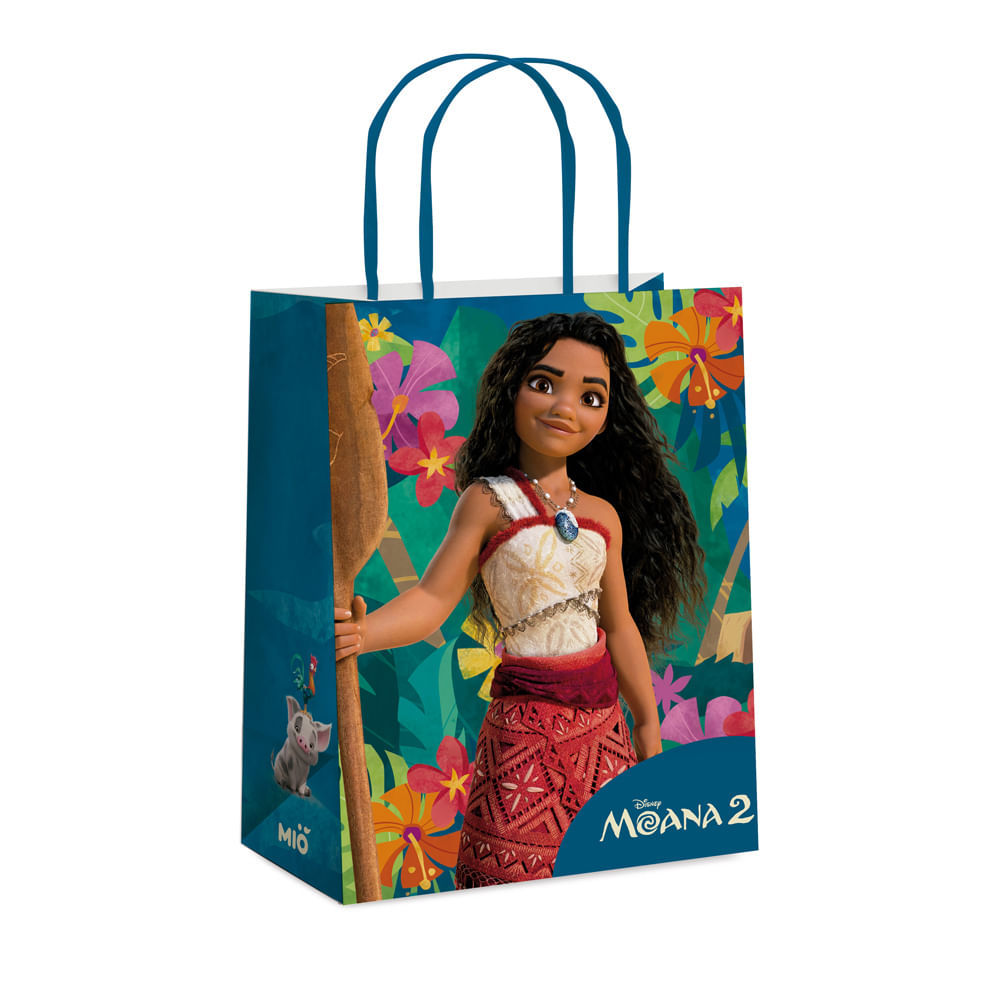Sacola para Presente Mió Disney Moana 2 Grande 32X26,5X13CM com 1 Unidade em Oferta na Shopee