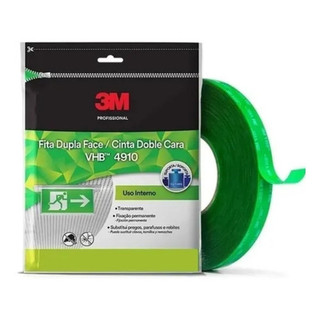 Fita Dupla Face Fixa Forte 3m Vhb 12mmx20m 4910 