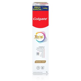 Creme Dental Colgate Total Prevenção Ativa Original Mint 140g Preço Especial em Oferta na Shopee