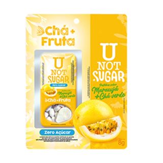 Pastilha Chá+Fruta U Not Sugar Sabor Maracujá + Chá Verde Zero Açúcar 8g em Oferta na Shopee