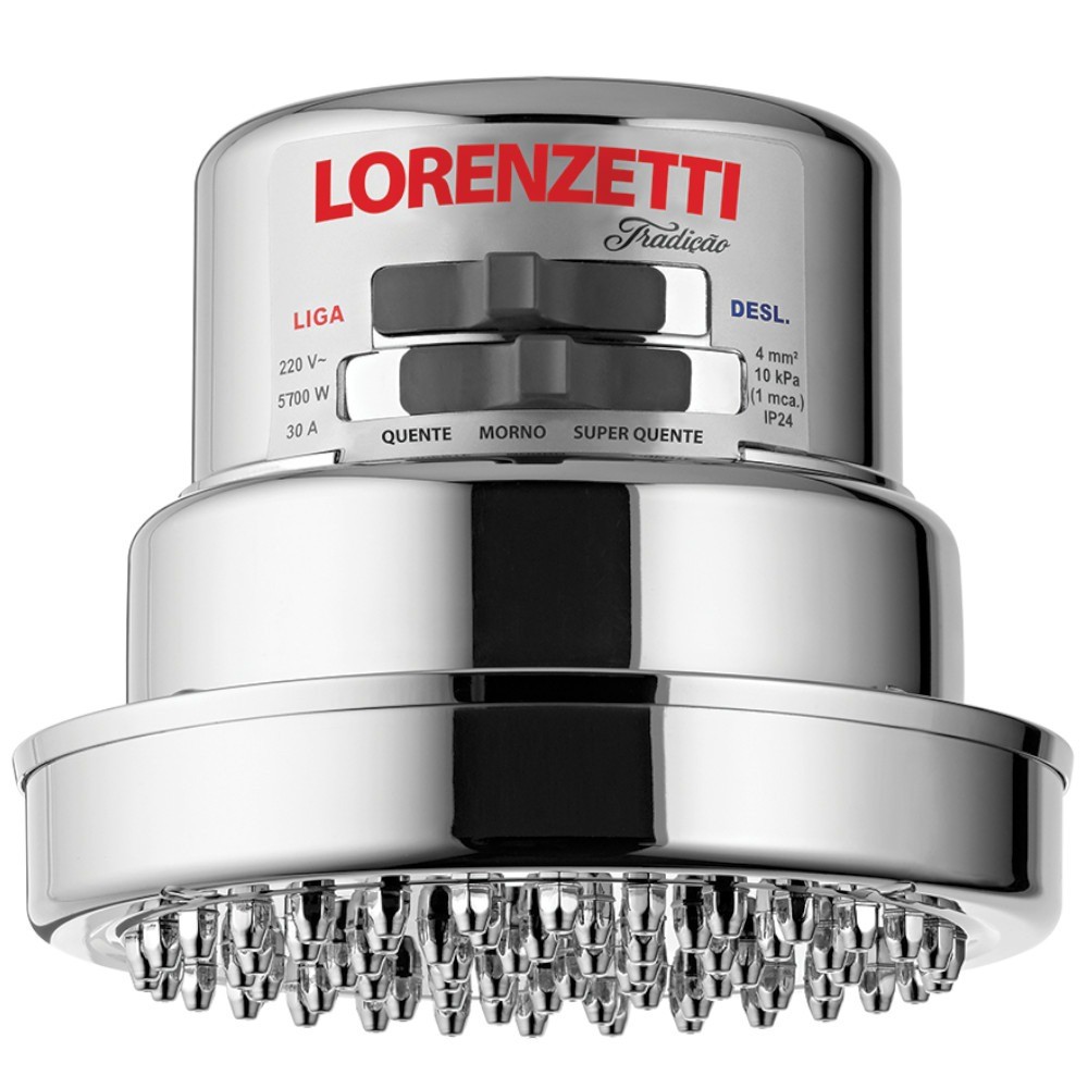 Chuveiro elétrico 4 temperaturas - Tradição Lorenzetti em Oferta na Shopee