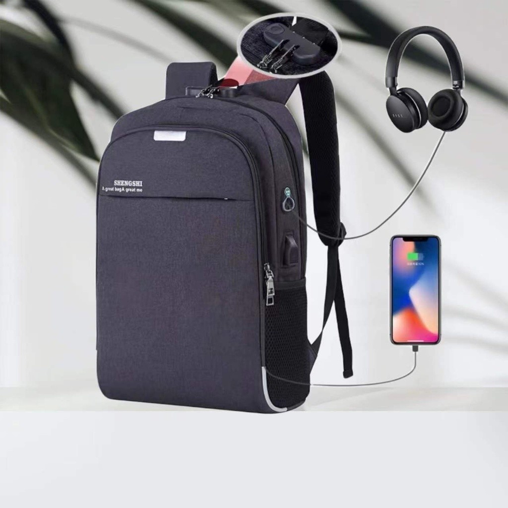 Mochila escolar impermeável e anti-roubo com cadeado MarisaStore