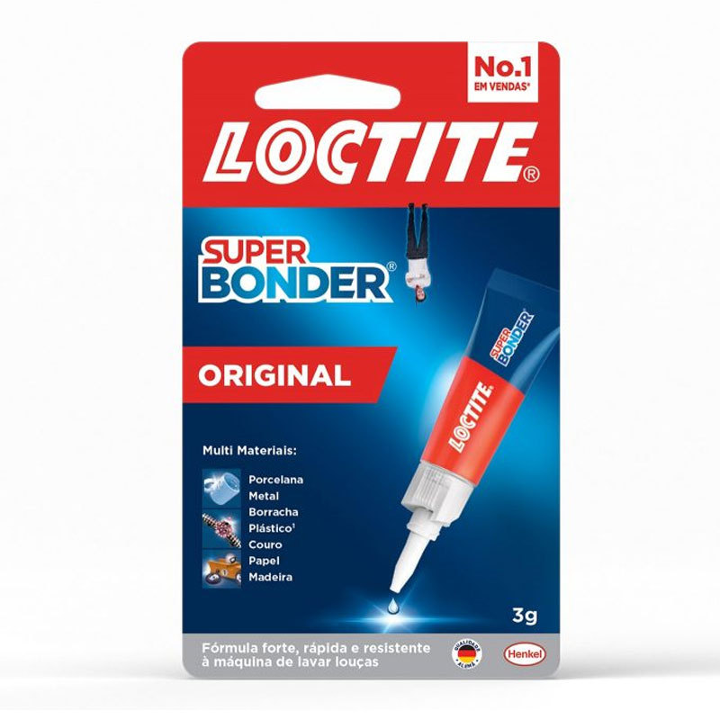 Cola Super Bonder Original 3g Loctite 2677335 Henkel em Oferta na Shopee