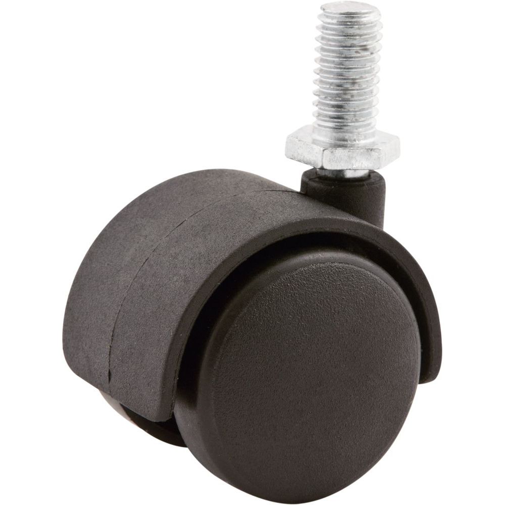 Rodizio Giratório Duplo 60mm 30kg Nylon Pino Rosca 10x15mm Vonder em Oferta na Shopee