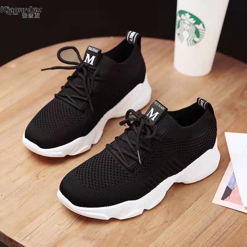 Tênis feminino leve sola macia absorção de choque ginásio tênis de corrida malha respirável sapatos femininos casuais 20