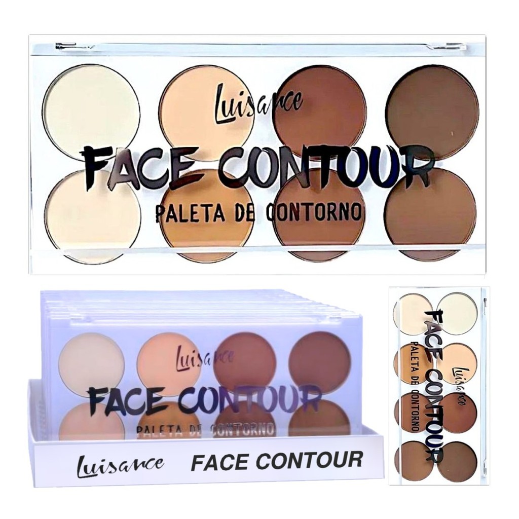 Luisance - Paleta de Contorno Face 8 tons L3239 - 12 Und