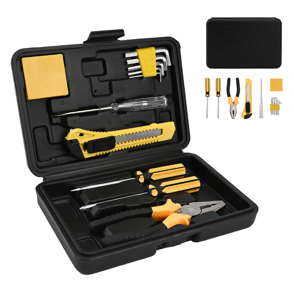 Kit de Ferramentas 12 Peças com Maleta Titanium – Jogo Completo para Reparos Domésticos