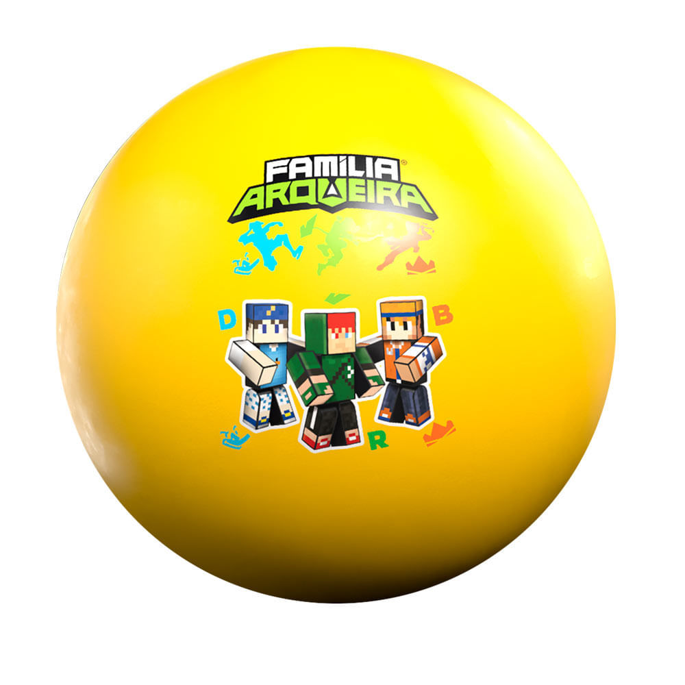 Bola de Vinil Família Arqueira Algazarra em Oferta na Shopee