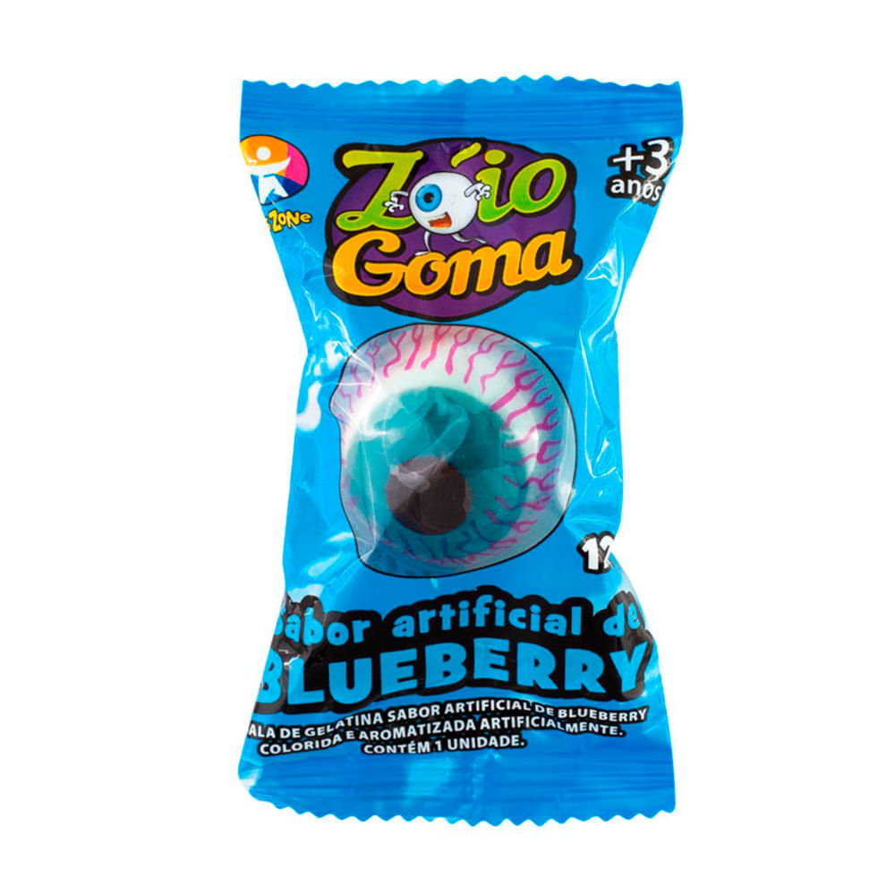 Bala de Gelatina Divertida Zóio Goma Kids Zone Sabores Sortidos 12g