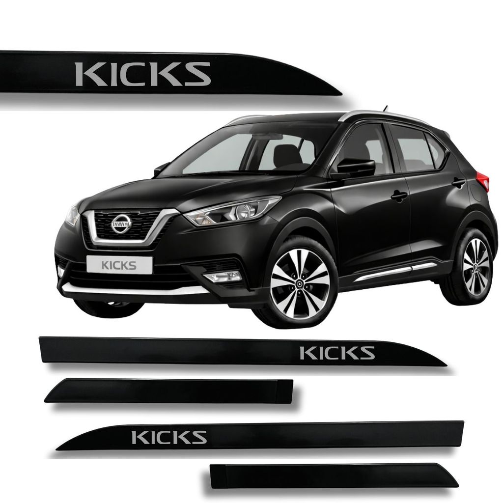 Friso Porta Nissan Kicks Original Preto Premium  2019 à 2023