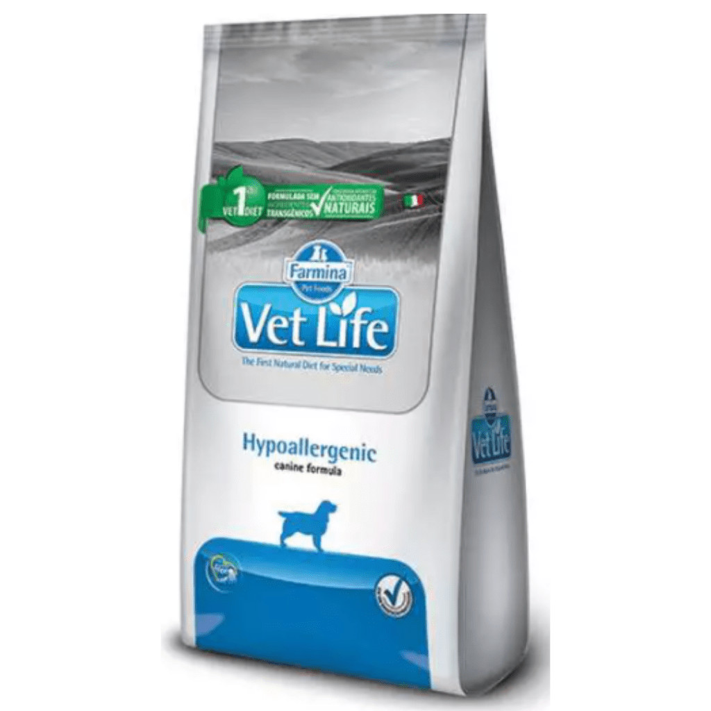 Ração Vet Life Natural Hypoallergenic para Cães Adultos - 10,1KG