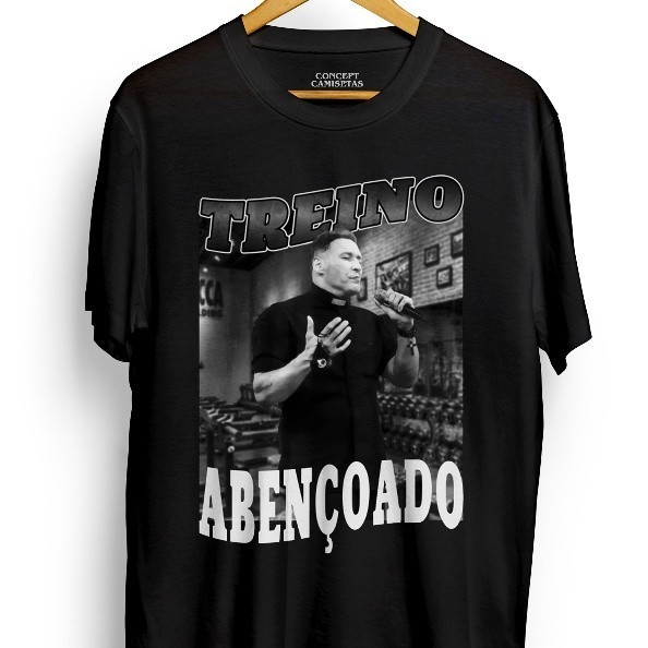 Camiseta Treino Abençoado Camisa Fitness Academia Vintage Premium - Envio Imediato - GM Modas