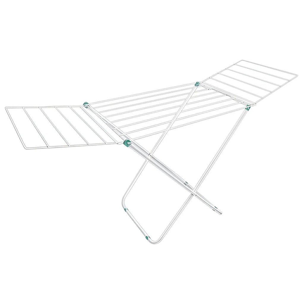 Varal De Chão Napoles Com Abas Cor Branco 101052 Secalux em Oferta na Shopee