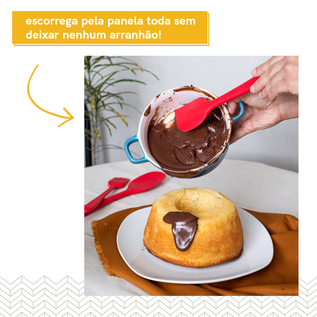 Conjunto Kit de Utensílios de Cozinha Silicone Oikos - 2 Pçs — imagem 2 de 2