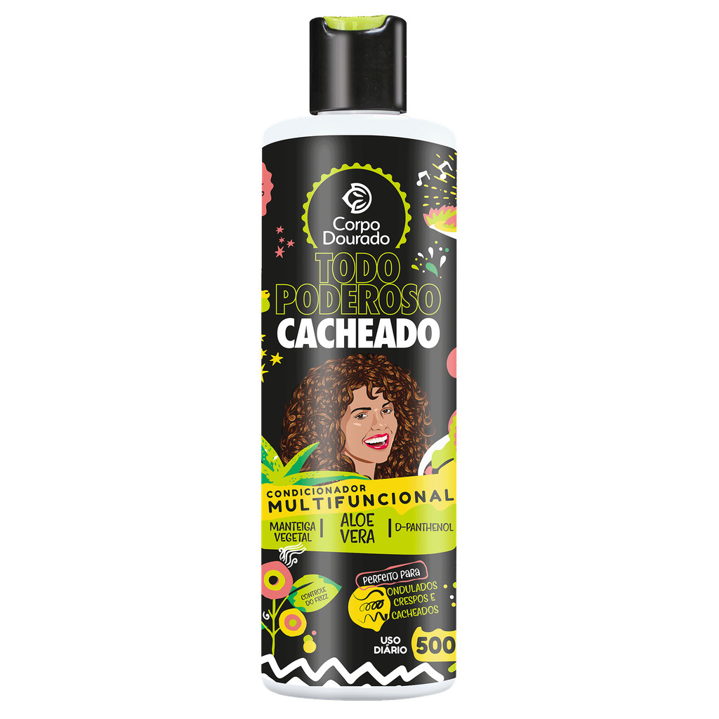 Corpo Dourado Multifuncional Regarv Co Wash Todo Poderoso Cacheado 500ml em Oferta na Shopee