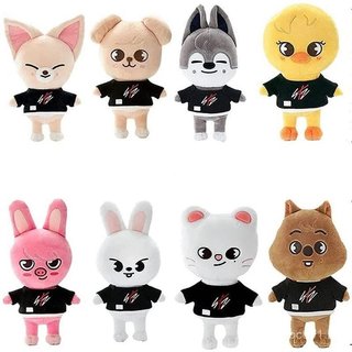 20 CM Cartoon Plush Toy KPOP Stray Crianças Skzoo Stuffed Animal Boneca Brinquedos Kids Presentes