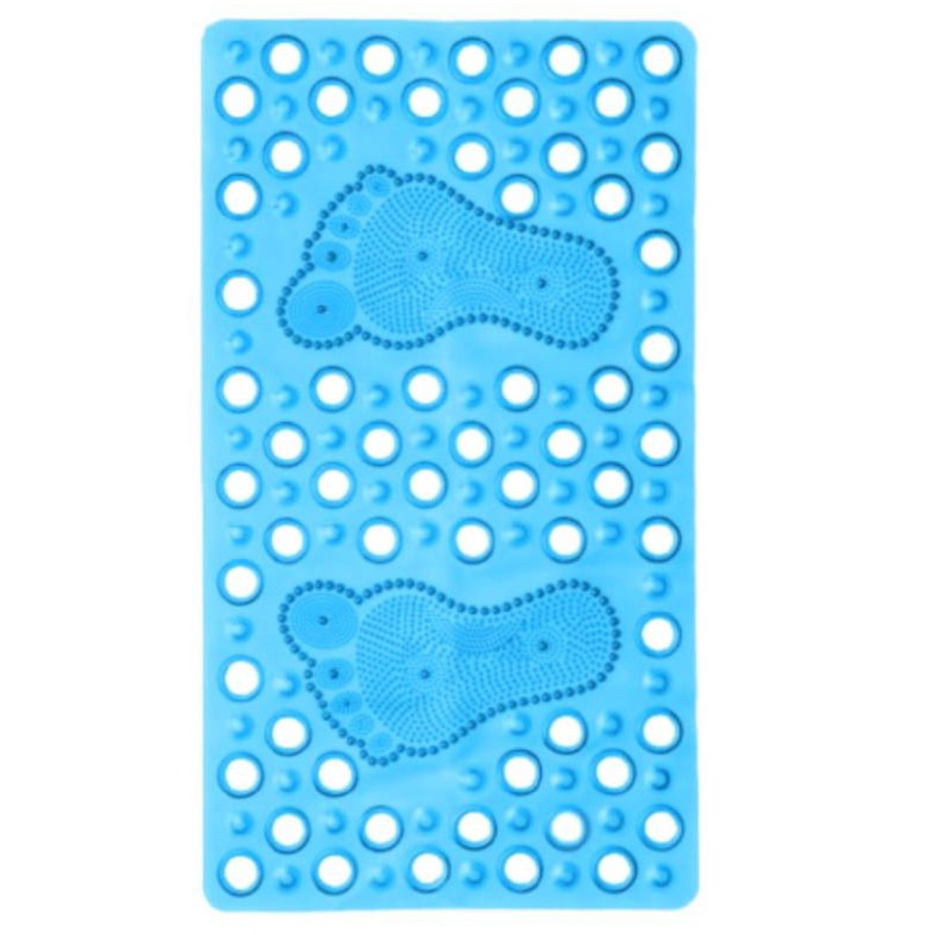 Tapete De Box Banheiro Ventosa Massageador Limpeza De Pés ANTIDERRAPANTE Top Ola