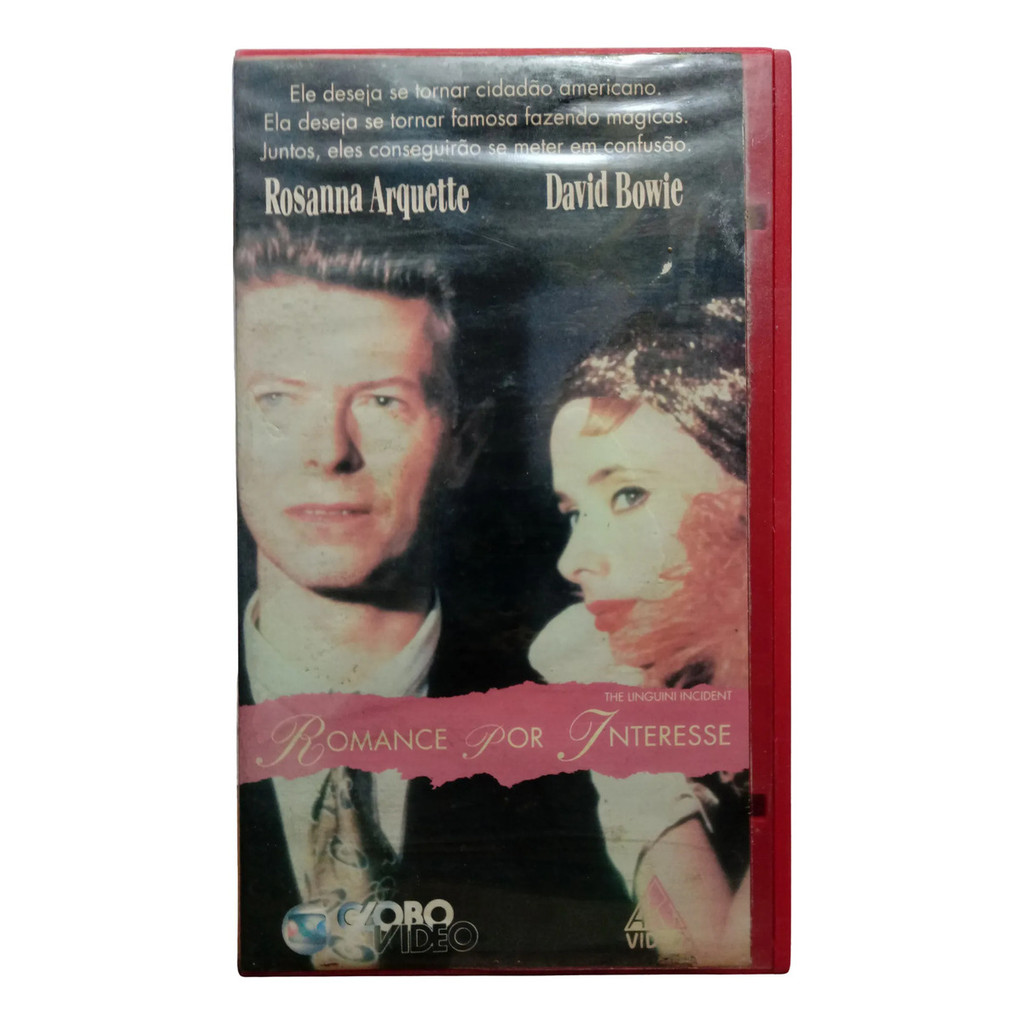 Vhs Romance Por Interesse - David Bowie - Rosanna Arquette