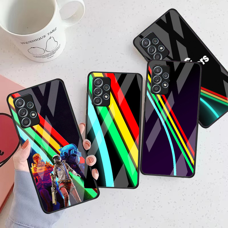 Arco Raiders Vidro Caso De Telefone Para Samsung Galaxy A16 A15 A25 A35 A55 A53 A54 A34 A14 A32 A52 4G 5G Capa A56 A54