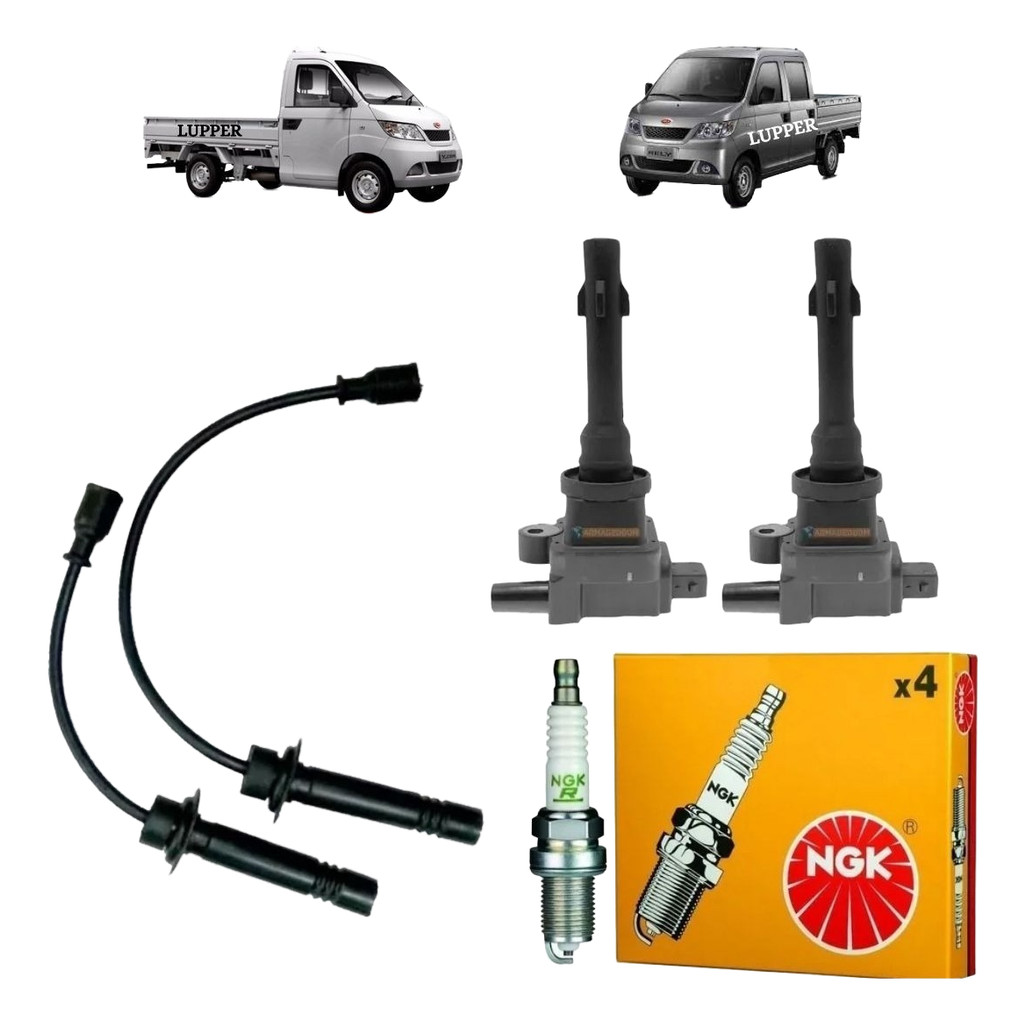 Cabos Lc + 2 Bobinas + Velas  Rely Pick-up