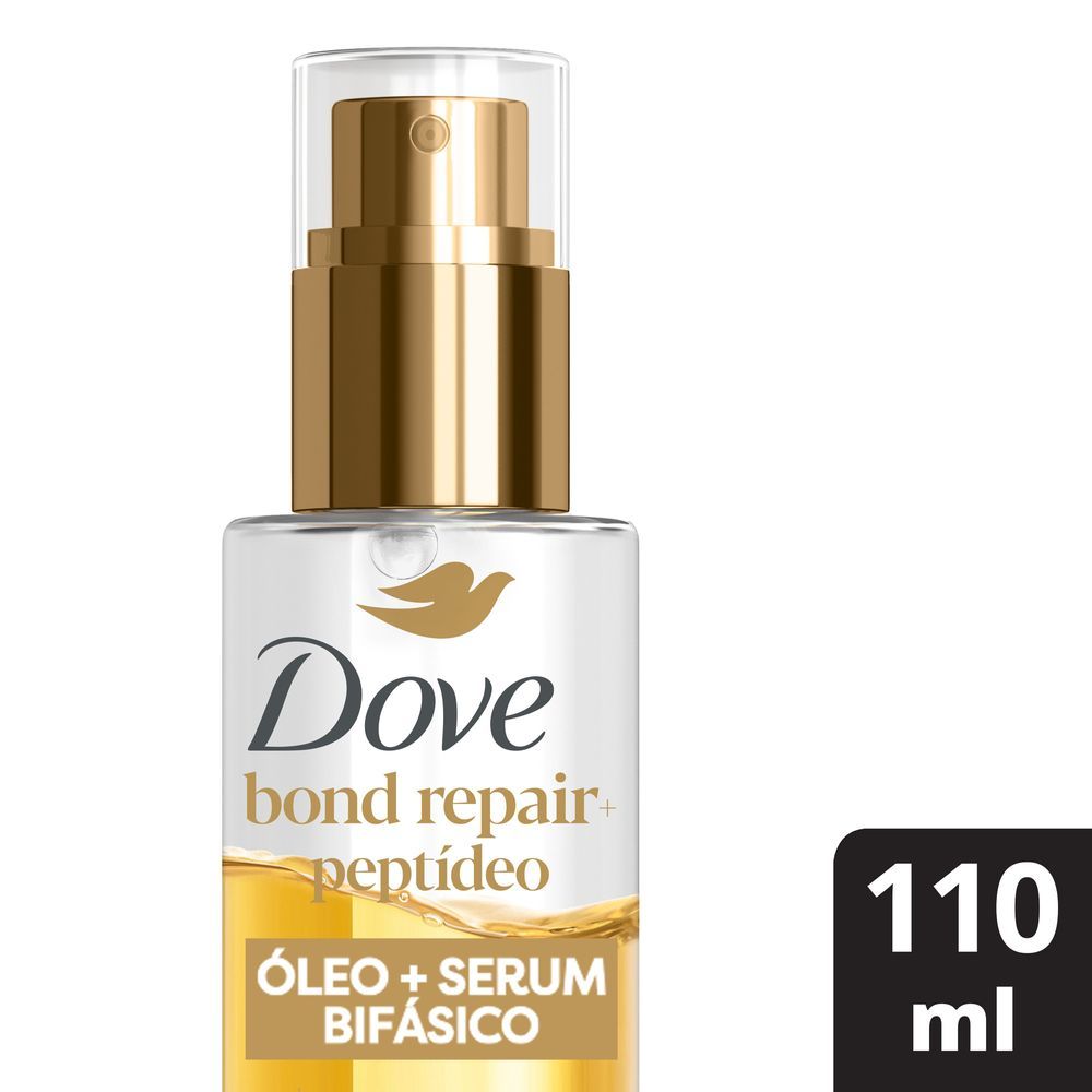 Óleo + Sérum Bifásico Finalizador Dove Bond Repair Reparação Intensa 110ml em Oferta na Shopee