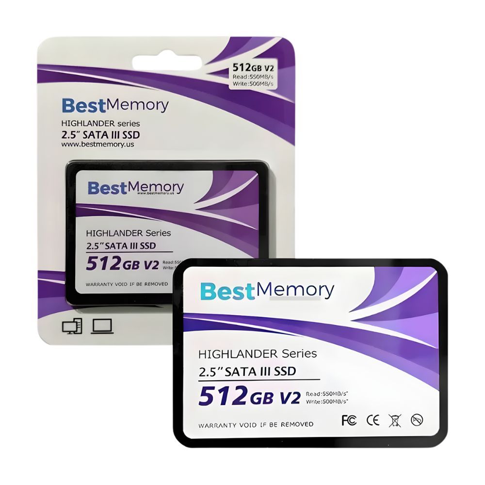 SSD 512GB BestMemory, Sata3