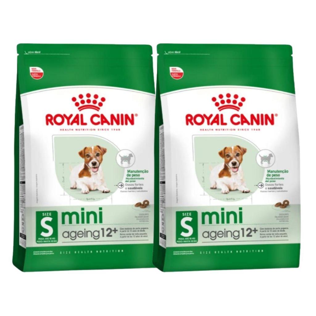 Kit 2 Ração Royal Canin Mini Ageing 12 Cães Idosos - 2,5Kg