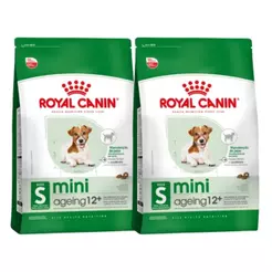 Kit 2 Ração Royal Canin Mini Ageing 12 Cães Idosos - 2,5Kg