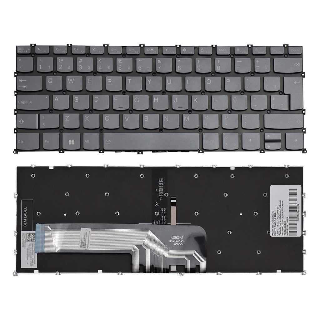 Teclado para Notebook Lenovo Ideapad Flex 5I 82TA0000BR