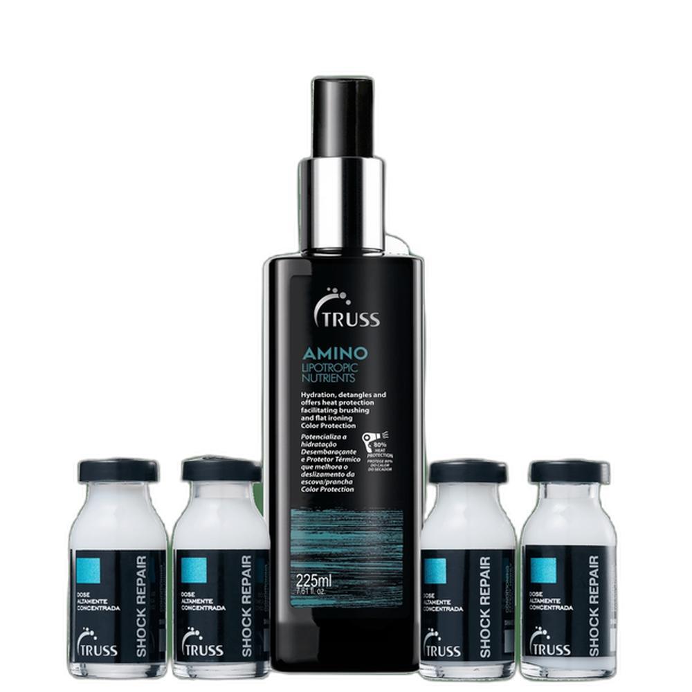 Kit TRUSS Alexandre Herchcovitch Amino Shock Repair (5 Produtos) em Oferta na Shopee