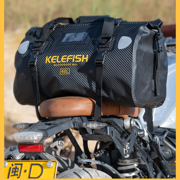 [Tempesta De Chuva À Prova D'água] Bolsa Traseira Para Motocicleta Viagem Banco Traseiro De Equitação De Camelo De Alta 