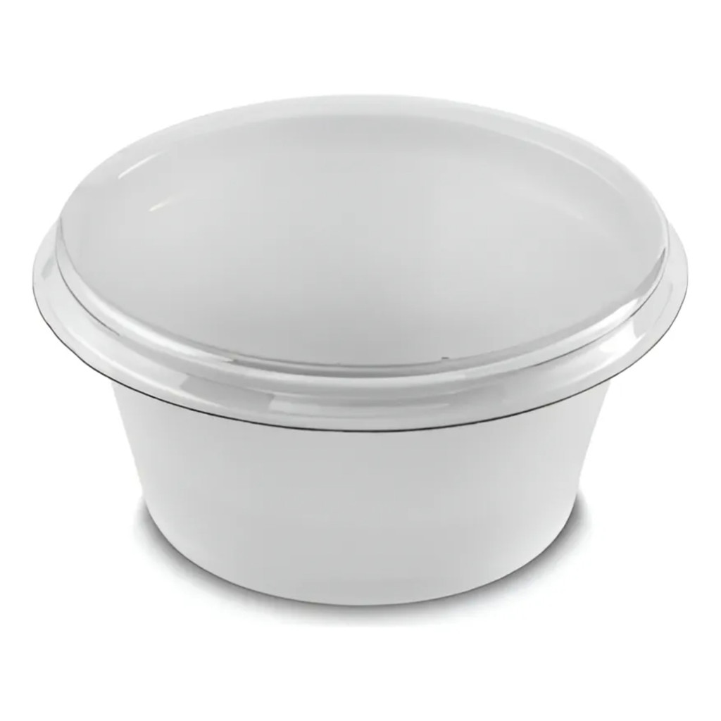 300 Molheira Berço Cor Branca 30ml 6cmx3cm Pote Descartável