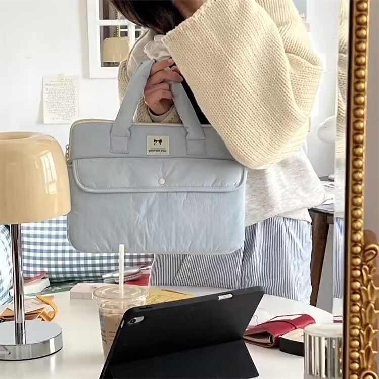 [Jack & Nina] Computador Bolsa Engrossado à prova de choque 37 cm Tablet Liner Bolsa Grande capacidade 43/44/47 cm Lapto