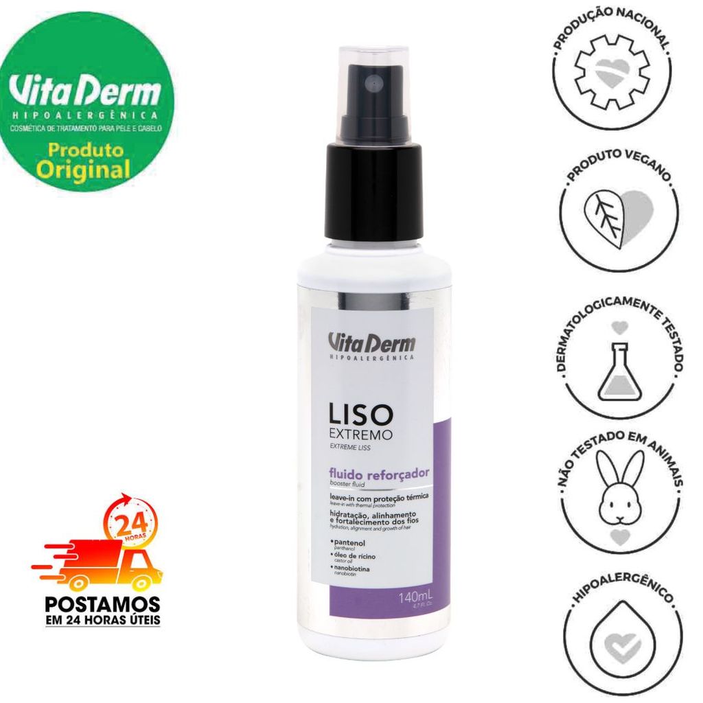 LEAVE IN LISO EXTREMO 140ML - VITA DERM