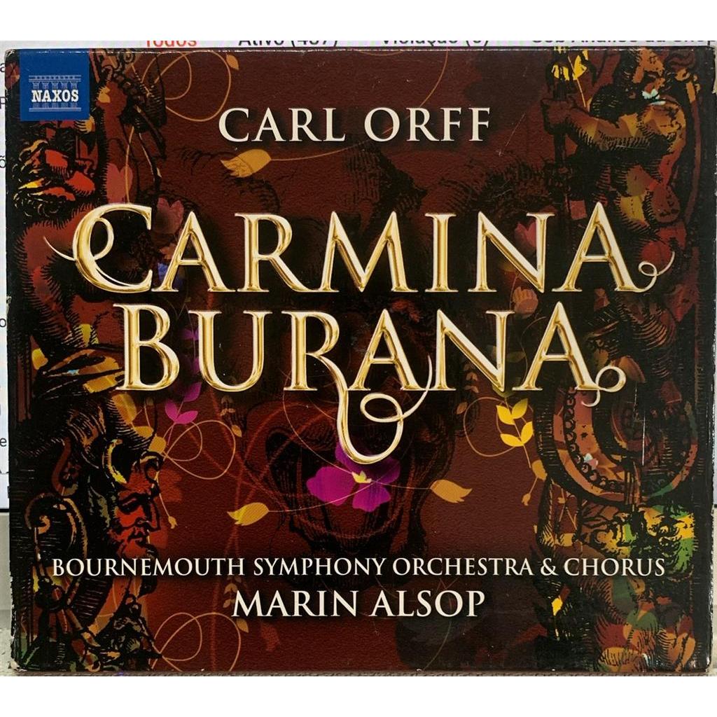 CD Carl Orff - Marin Alsop Carmina Burana - Bournemouth Symphony Orchestra e Chorus