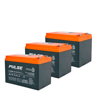 KIT 3 BATERIAS PULSE 12V 15AH em Oferta na Shopee