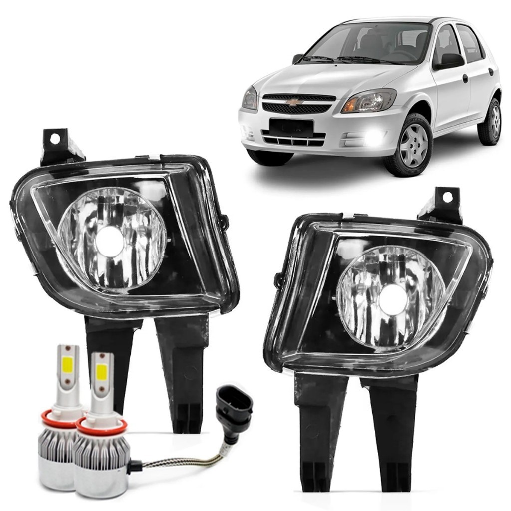 Par Farol Milha Neblina Celta 2007 2008 2009 2010 2011 2013 2014 2015 C/ Super Led em Oferta na Shopee