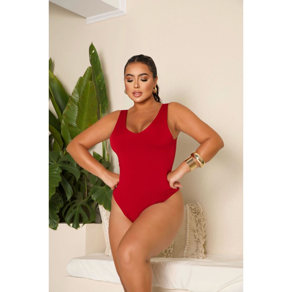 Body Feminino Regata gola V Com Forro Duplo Suplex Premium Blusa Decote V Verão Festa Carnaval