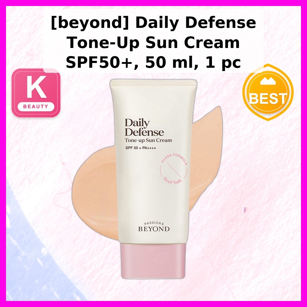 [beyond] Creme Solar Tonificante Daily Defense Fps50 + , 50 ml , 1 Unidade/Coreano/Fórmula Da K-GOODS