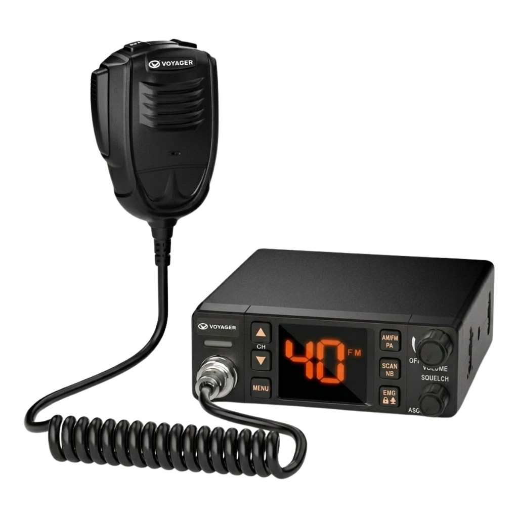 Rádio Px Voyager VR606 40 Canais Alto Alcance Faixa Cidadão