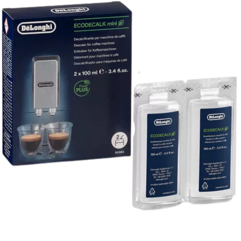 DESCALCIFICANTE P/ CAFETEIRA DELONGHI ORIGINAL MINI 2x100ml