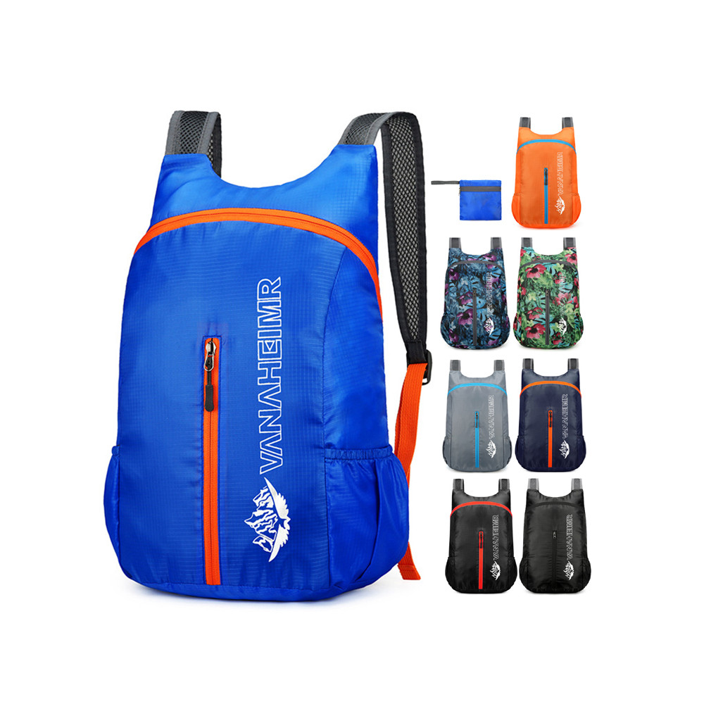 Novos esportes ao ar livre dobrável mochila Ultra-leve portátil à prova dwaterproof água esportes ciclismo mochila lazer