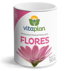 Fertilizante em Pastilhas Para Flores Vitaplan 50g