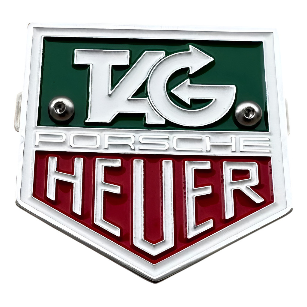 Porsche, Emblema Porsche Badge Colaboração Tag Heuer